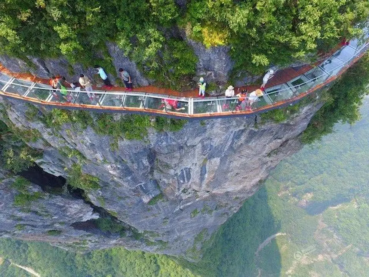 China's Thrilling Glass Walkway Challenge